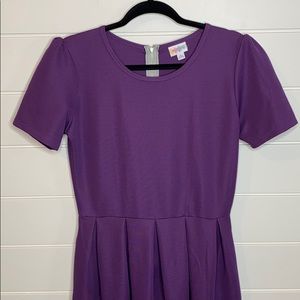 LuLaRoe Dresses - Lularoe Amelia dark purple, women’s large BNWOT LuLaRoe Dresses - Lularoe Amelia dark purple, women’s large BNWOT